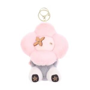 Vivienne Fashionista Plush Flower Petal Doll Bag Charm Keychain Purse Accessory